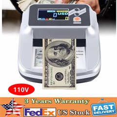 Bank Counterfeit Money Detector Machine UV MG Fake Currency Bill Checker Tester