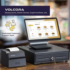 Volcora 13″ Cash Register Drawer for Point of Sale (POS) System with Fully Re…
