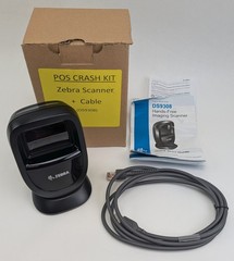 New Zebra DS9308 Hands-Free Barcode Scanner 1D 2D USB POS Point of Sale w/ Cable