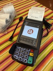 Dejavoo Z8 WiFi Credit Card Terminal VEGA3000 EMV NFC Dual Comm EVO Payments