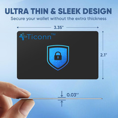 RFID Blocking Cards – 4 Pack, Premium Contactless NFC Debit Credit Card P