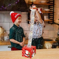 DIY Christmas Surprise Money Box Holder Cash Gift Pull Transparent Bags 30 PCS