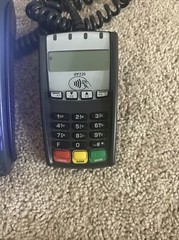 Ingenico iPP220 / ict220 credit debit card scanner connected
