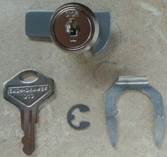 M-S 010R Right Cash Drawer Lock & Key Set – Fits MS, Star Micronics, Panasonic