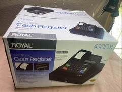 Royal 140DX Electronic Cash Register with Automatic Tax Computation , Black