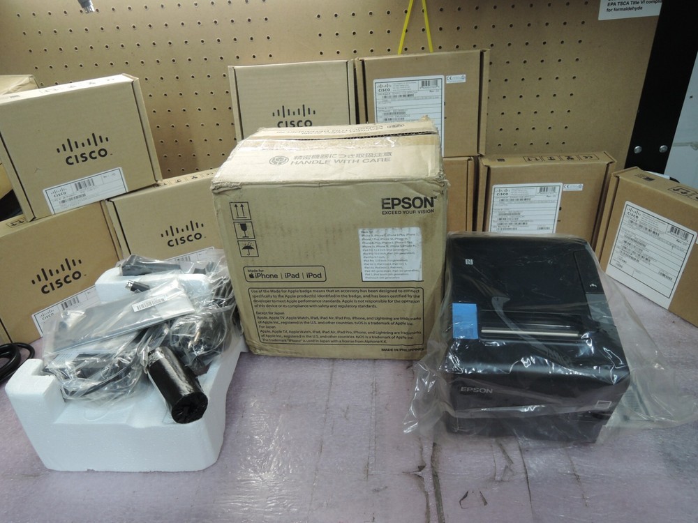 EPSON TM-T88VI -531 Thermal POS Receipt C31CE94061 Serial USB LAN Printer.