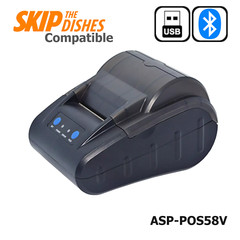 Thermal Receipt Printer bluetooth for Skip the Dish 58mm paper size