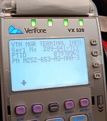 Verifone VX 520 EMV Credit Card Machine