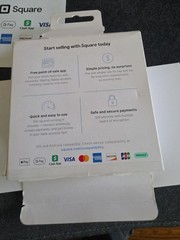 Square Reader for contactless and chip Open Box Never Used Business White