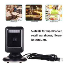 Barcode Scanner 1D/2D All-round Desktop Automatic Sensing Data Matrix Reader
