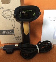 NADAMOO BUR3003 WIRELESS BARCODE SCANNER (433 MHz) – OPEN BOX NEW