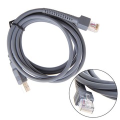 200cm 6.56FT USB Data Cable for Symbol Barcode Scanner LS1203 LS2208 LS4008I
