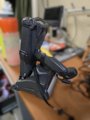 Symbol MC92N0 Mobile Handheld Barcode Scanner with base station