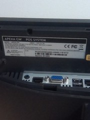 SpotOn Apexa GW 15″ Point Of Sale System Terminal POS NO Power Supply No HDD