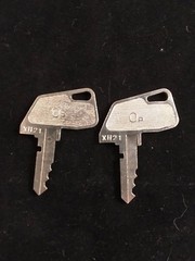 TEC CASH REGISTER, OP KEY, #XH21, SET OF 2