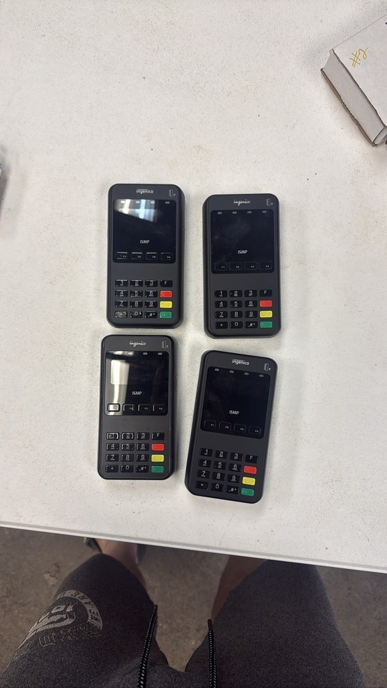 Lot of 4 Ingenico iSMP4 Mobile Bluetooth Card Reader POS