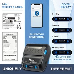 Mobile POS Cash Register Portable Printer Software app for Small Business Retail