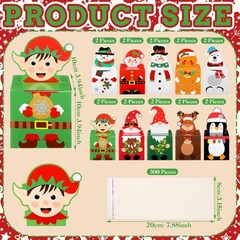 20 PCS Christmas Money Box Cash Gift Pull Out Surprise 300 Bags DIY Holder