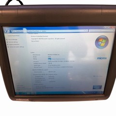 MICROS Workstation System 5A POS Touchscreen Terminal 400814-122 Windows WS5A