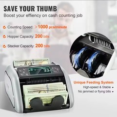 Money Counter Business Cash Register Bills Bill Detector By UV/MG/IR/DD Function