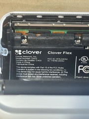 Lot Of 3 Clover Flex C403/401U POS Wi-Fi Touchscreen Handheld Locked Powers On