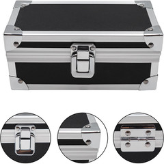 Lockable Cash Box Aluminium Alloy Single Row Currency Tray Money Organizer