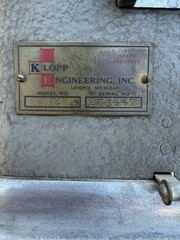 Klopp Coin Counter Model D2 Vintage Used Manual