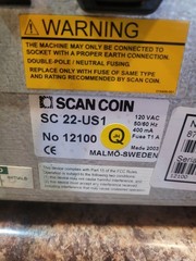 Made In Sweden Scan Coin SC 22 Commercial Coin Counter Sorter