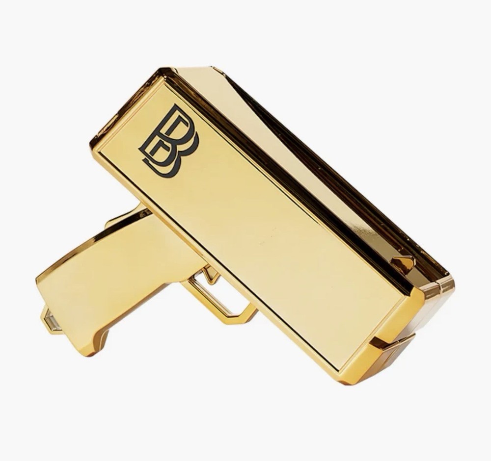 IBen Baller Gold Money Gun With Ben Baller Bucks.