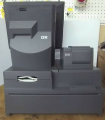 IBM SURE POS 4852-E66 ALL-IN-ONE RETAIL SYSTEM W CASH DRAWER,& PRINTER. NO KEY