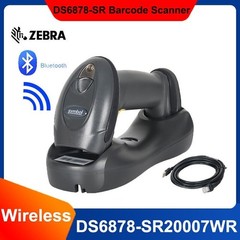 Symbol DS6878-SR20007WR Wireless Bluetooth USB Barcode Scanner with Cable&Cradle