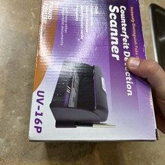 UVeritech UV-16P FRAUD FIGHTER Counterfeit Detection Scanner