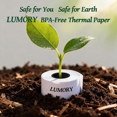 2 1/4″X50′ Thermal Paper Receipt Rolls,12 Rolls of Thermal Printer Paper, BPA Fr