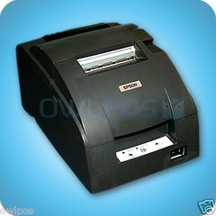 Epson TM-U220D M188D Ethernet Kitchen Slip Receipt Printer Dark Gray Network POS