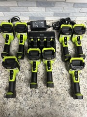 LOT OF 8/Zebra DS3678 Bluetooth Ultra-Rugged Barcode Scanner, Batteries/Station