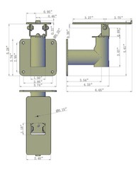Swivel Wall Mount for Ingenico IPP320 and IPP350 – VESA Compatible