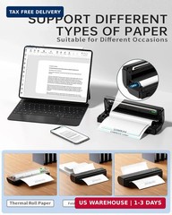 Impresora Termica Portatil Inalámbrica Con Bluetooth 8.5X11 A4 Para Casa Celular