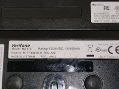Verifone MX915 MX 915 M177-409-01-R POS Credit Card Terminal Pinpad MX900-02