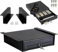 13 Electronic Cash Register Drawer with under Counter Mounting Metal Bracket…