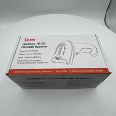 Tera D5100 2D Barcode Scanner Wireless USB Wired QR 2200mAh Orange