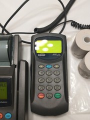 Lipman Nurit 3020 & 292 POS EDC Terminal Credit Card Reader Receipt Printer ASIS