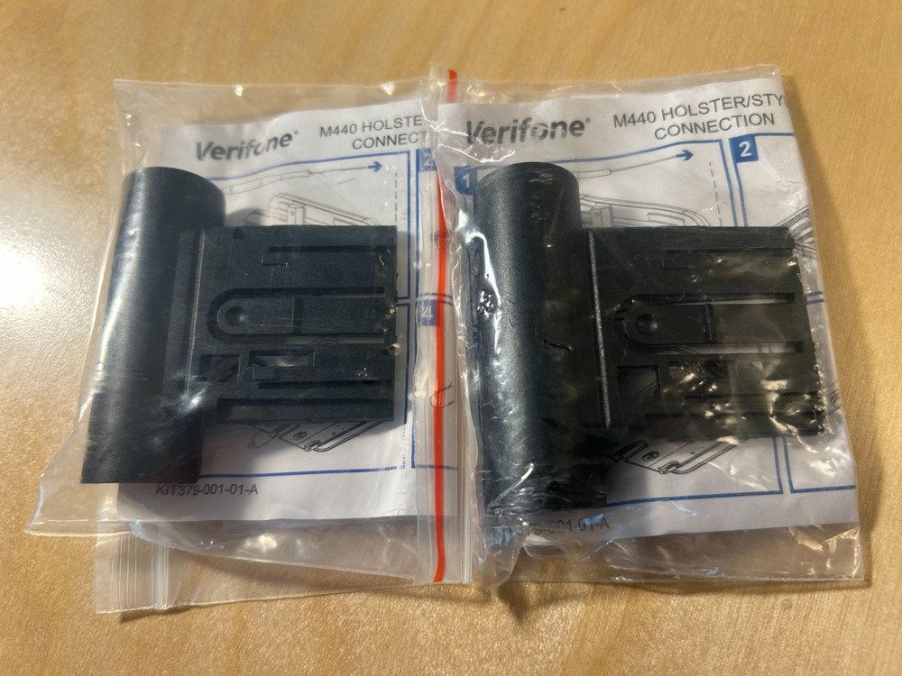 (2 Lot) Verifone Genuine Stylus Pen Holder / Holster M440 PPL379-013-01-A