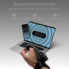 Bluetooth Glove 2D/1D/QR Barcode Scanner FOR iPhone/iPad, Cradle, x2 Battery!🔥⭐