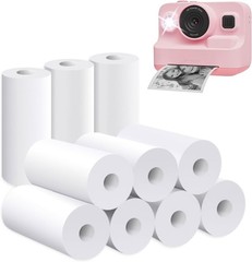 Thermal Printing Paper 10 Rolls Biodegradable Safe for Kids Instant Camera Use