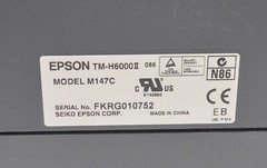 Epson TM-H6000II M147C Receipt Printer (No Power Supply)