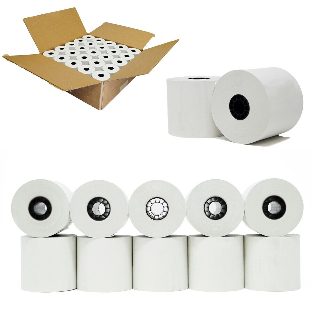 3-1/8″ x 230′ THERMAL POS RECEIPT PRINTER ROLL PAPER BPA FREE USA 50 ROLLS