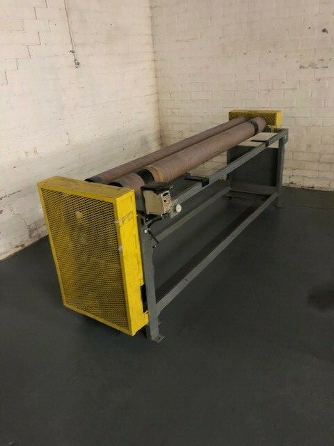 Material Roll Up Machine 84″ Mfg. Unknown Used – Clean & Fully Functional!