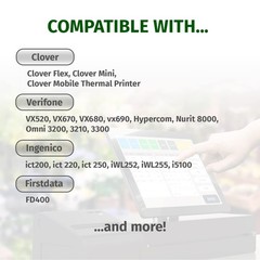 Gorilla Supply Thermal Paper Receipt Roll 2-1/4″ x 50′ 2 1/4″ X 50′, 50 rolls