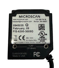 Microscan FIS-6300-3005G Fixed Barcode Scanner W/ IB-131 Interface (2 Systems)