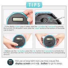 Digital Coin Counting Piggy Bank X-Large 2.4L Capacity with LCD Counter Jar